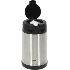 Bol à soupe isotherme avec couvercle inox/noir - 50 cl-Cook Concept Hot