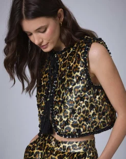 Femme Manoush Vestes, Blousons^Boléro en Velours Panther unique