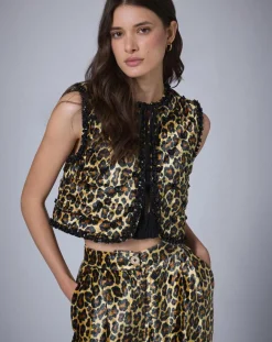Femme Manoush Vestes, Blousons^Boléro en Velours Panther unique