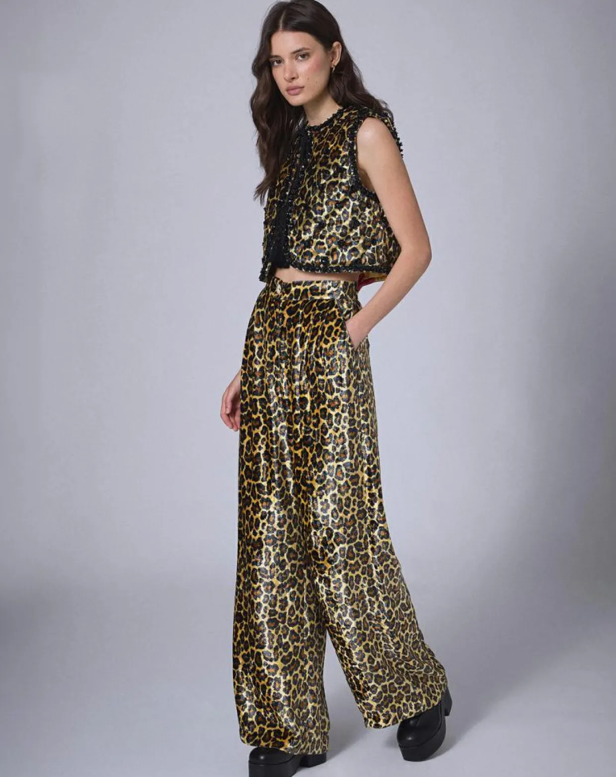 Femme Manoush Vestes, Blousons^Boléro en Velours Panther unique