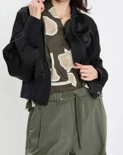 Femme Marc O'Polo Vestes, Blousons^Bomber Aviateur noir