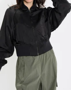 Femme Marc O'Polo Vestes, Blousons^Bomber Aviateur noir