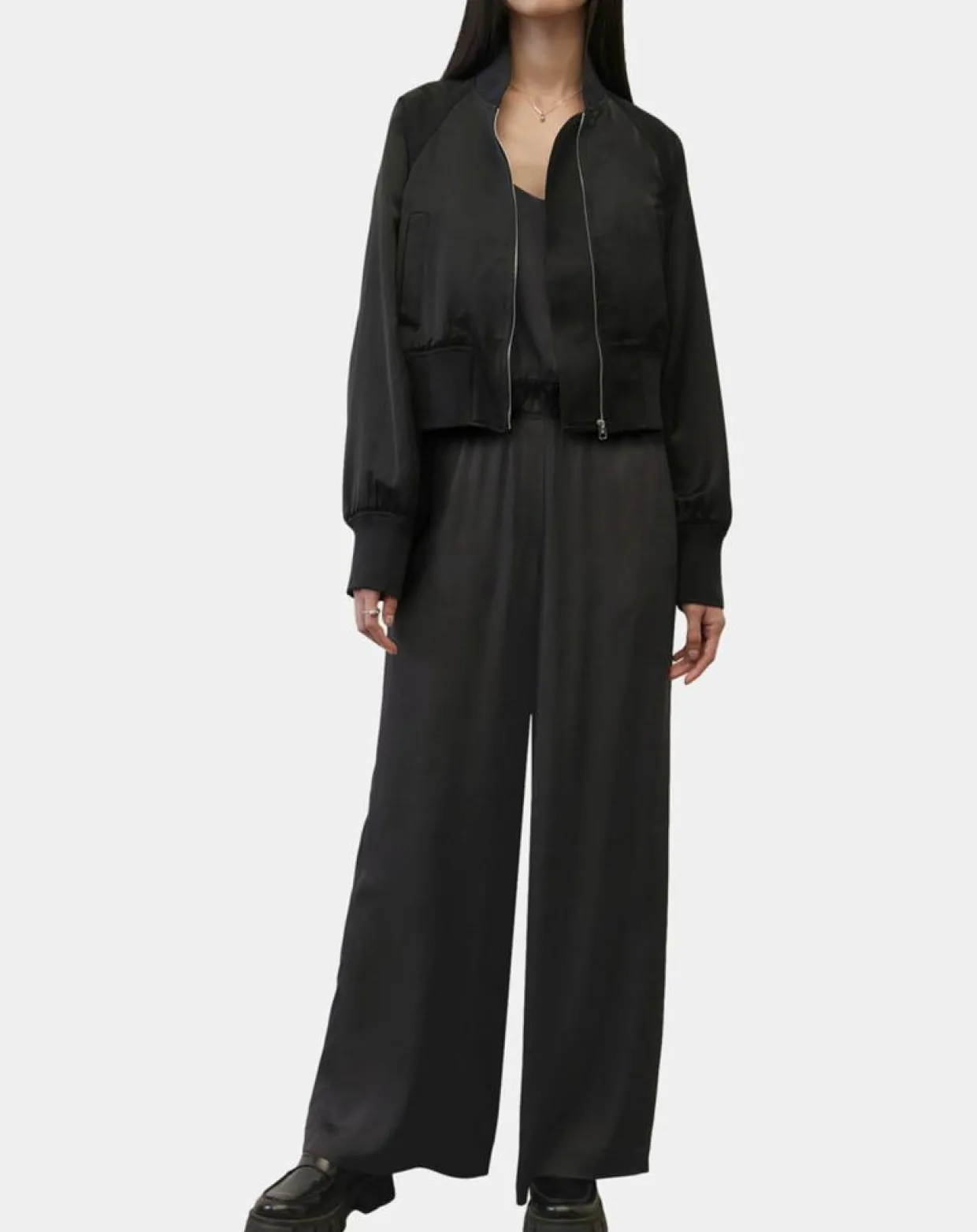 Femme Marc O'Polo Vestes, Blousons^Bomber Aviateur noir