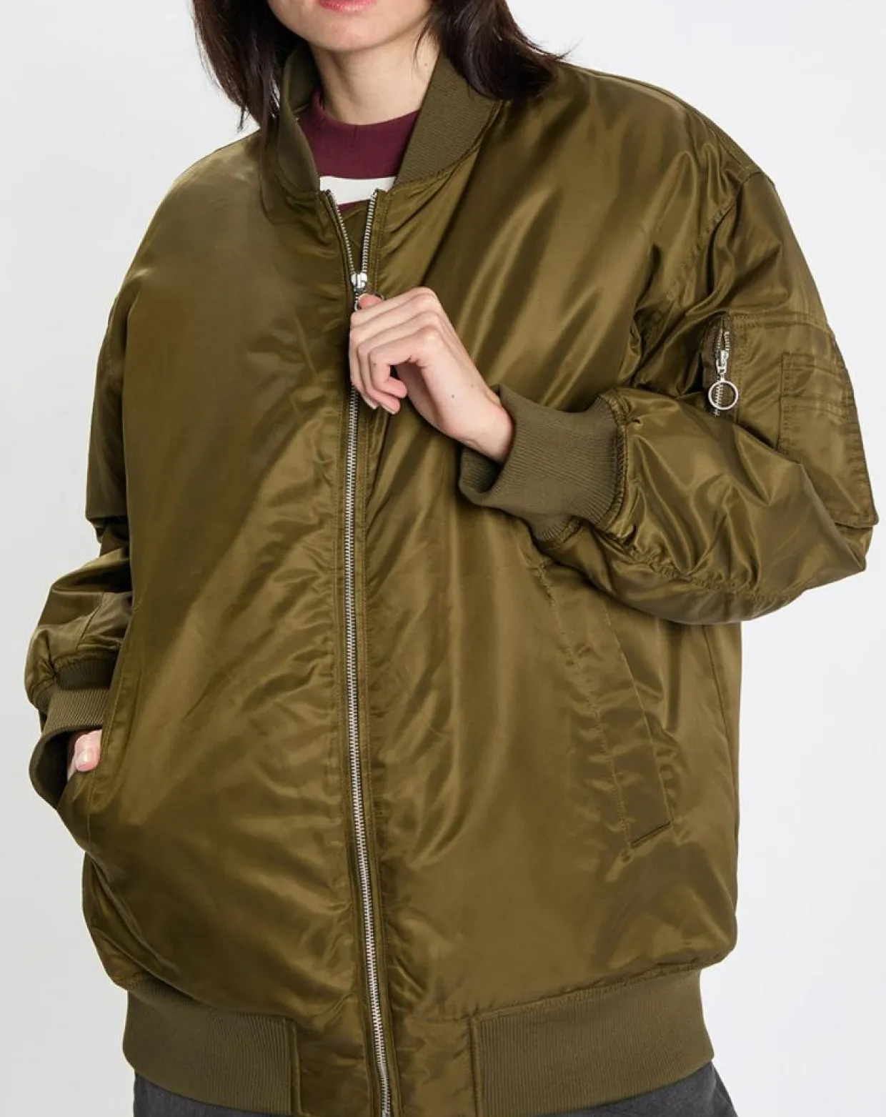 Bomber Padded kaki-Marc O'Polo Outlet