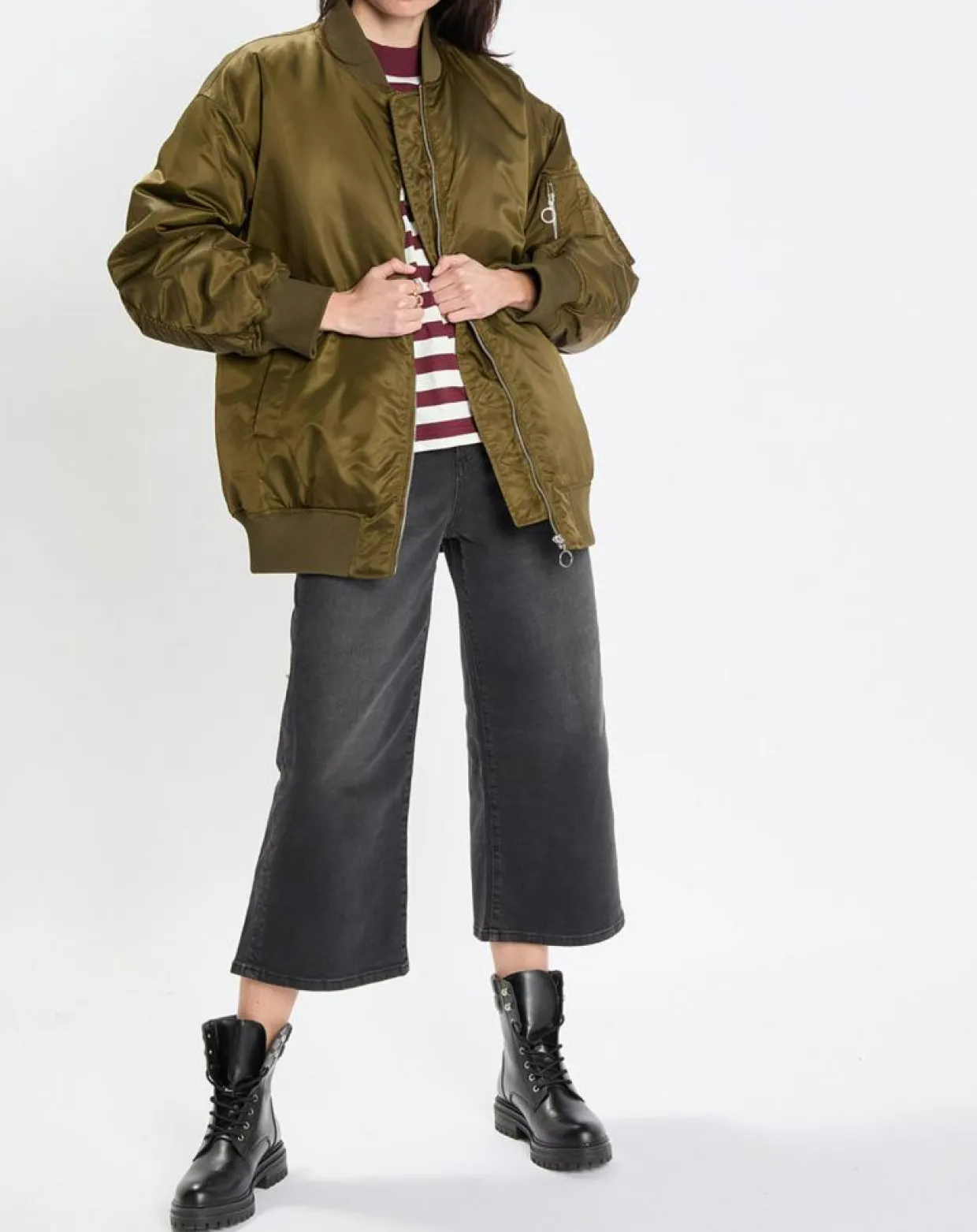 Bomber Padded kaki-Marc O'Polo Outlet