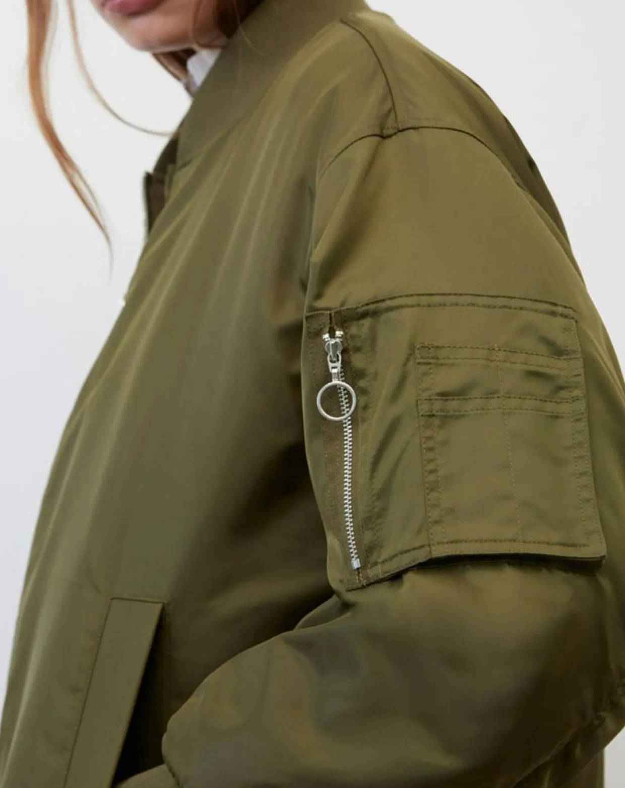 Bomber Padded kaki-Marc O'Polo Outlet