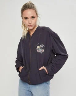 Femme Billabong Vestes, Blousons^Bomber Tropical Summer noir