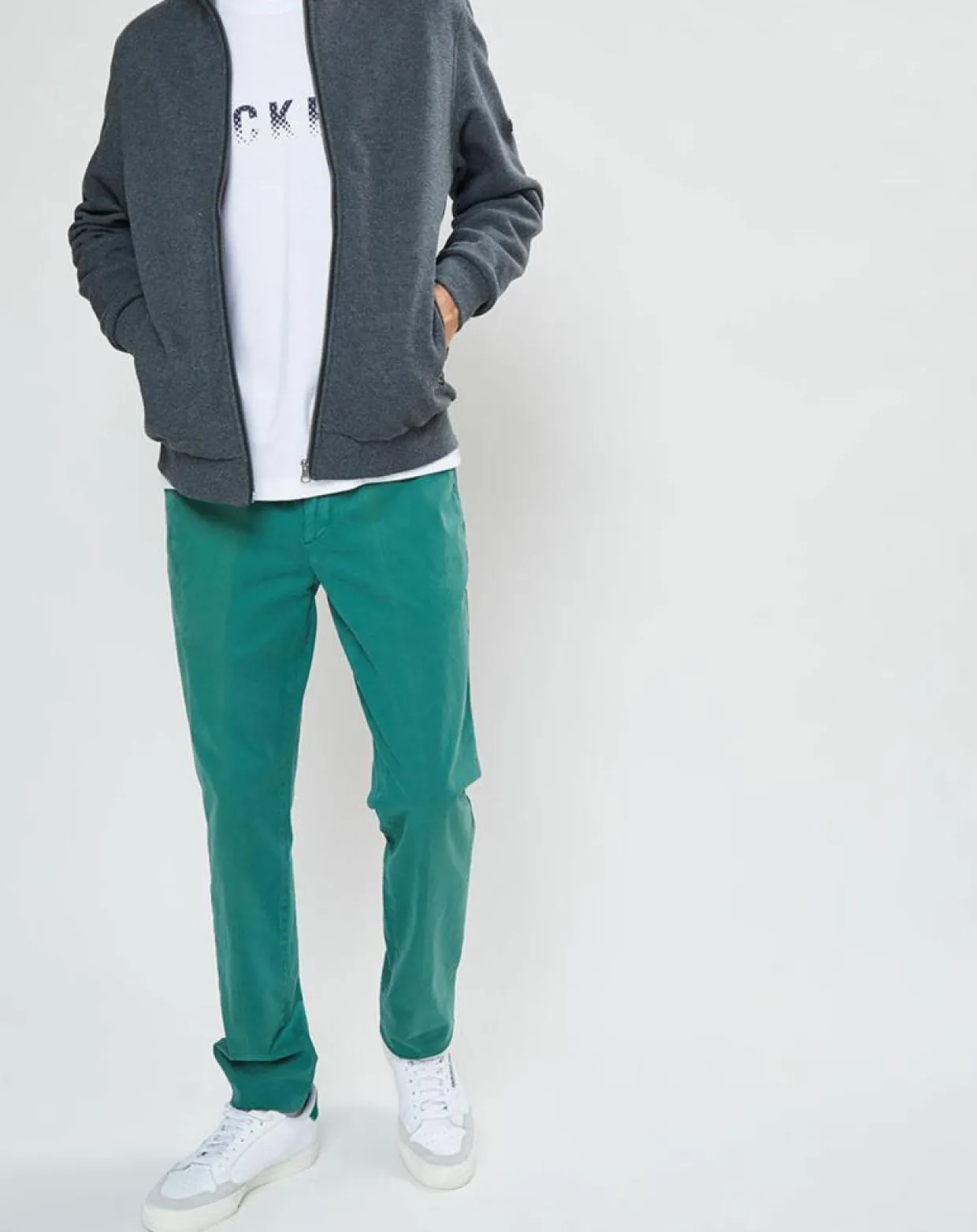 Homme Hackett London Vestes, Blousons^Bombers en jersey Point gris