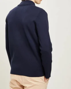 Homme Harris Wilson Vestes, Blousons^Bombers en maille Gaelos marine