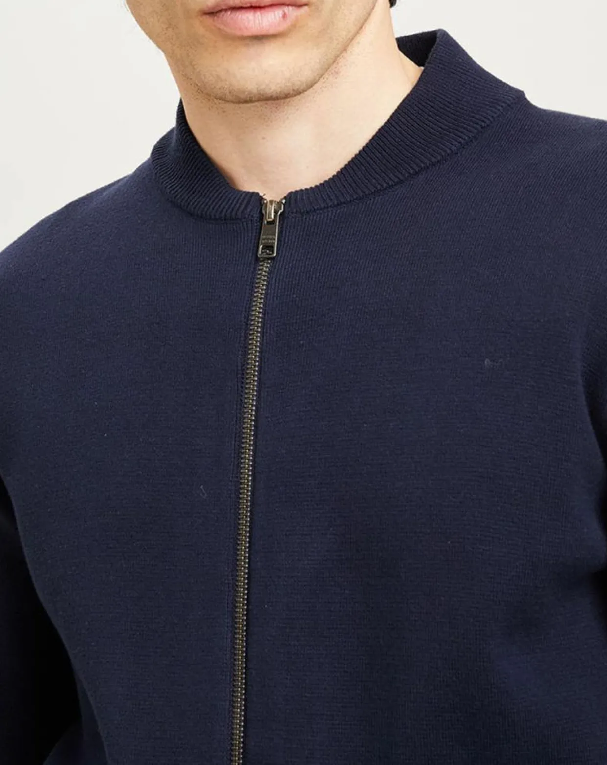 Homme Harris Wilson Vestes, Blousons^Bombers en maille Gaelos marine