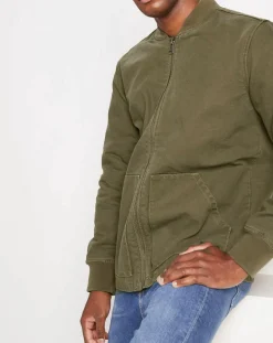 Homme Levi's® Vestes, Blousons^Bombers Hunters Point en Toile de coton verte