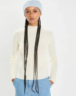 Femme Cashmere Tribu Chapeaux, Bonnets^Bonnet 100% Cachemire maille perle Bonny icy blue