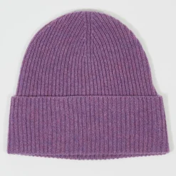 Femme Cashmere Tribu Chapeaux, Bonnets^Bonnet 100% Cachemire maille perle Bonny orchidée