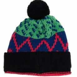 Bonnet de ski rose/bleu/vert-Scotch & Soda