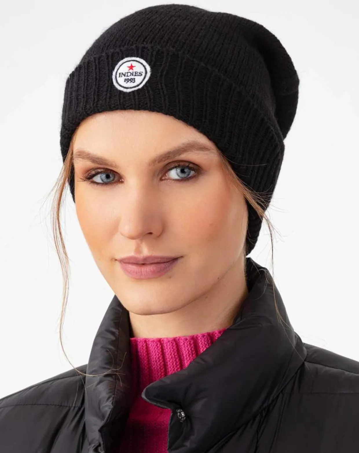 Femme Indies Chapeaux, Bonnets^Bonnet en Laine mélangée Val noir