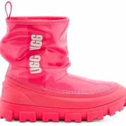 Enfant Ugg Fille^Boots Classic Brellah Mini doublés Laine roses