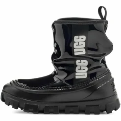 Boots Classic Brellah Mini doublés Laine noires-Ugg Online