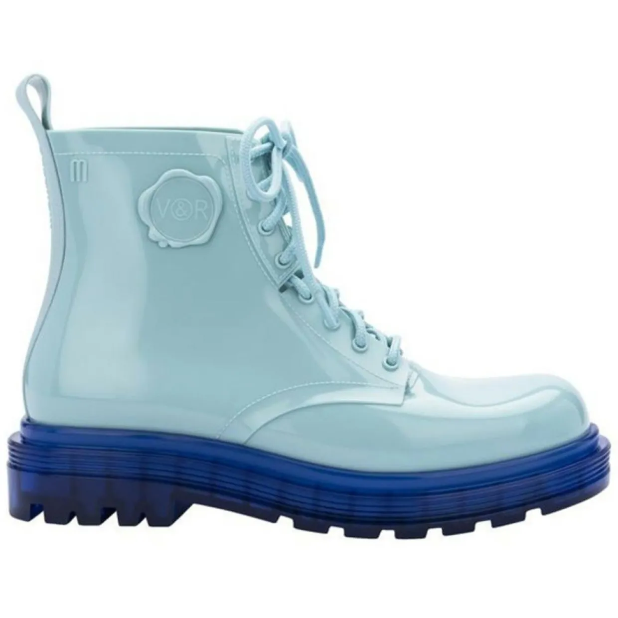 Femme Melissa Bottines^Boots Coturno Viktor & Rolf bleues