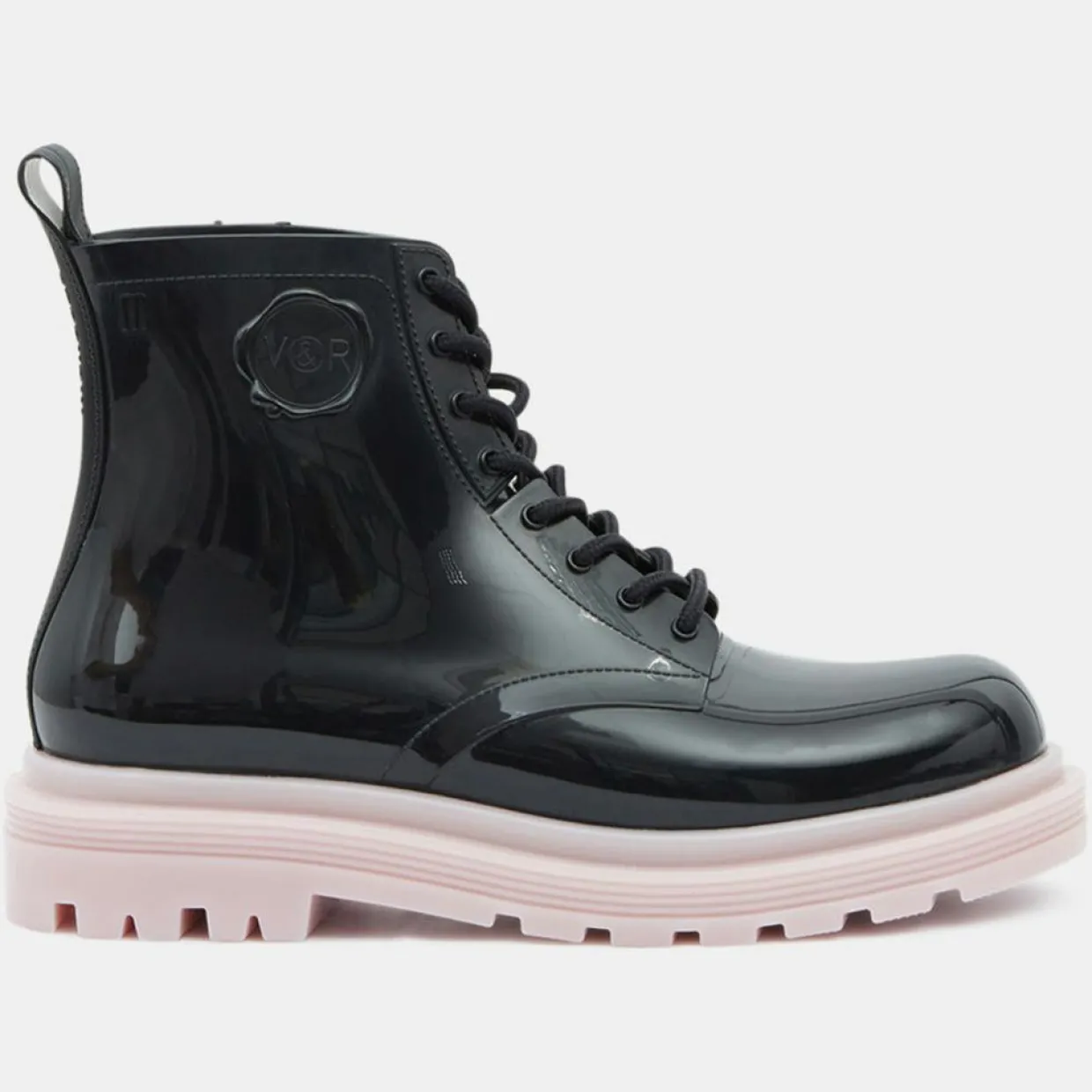 Femme Melissa Bottines^Boots Coturno Viktor & Rolf noires