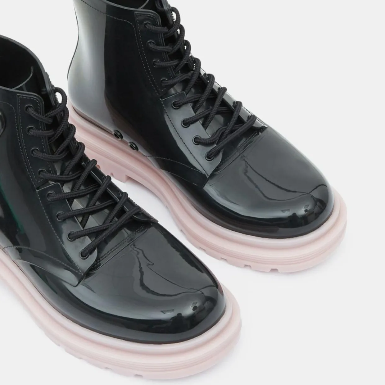 Femme Melissa Bottines^Boots Coturno Viktor & Rolf noires