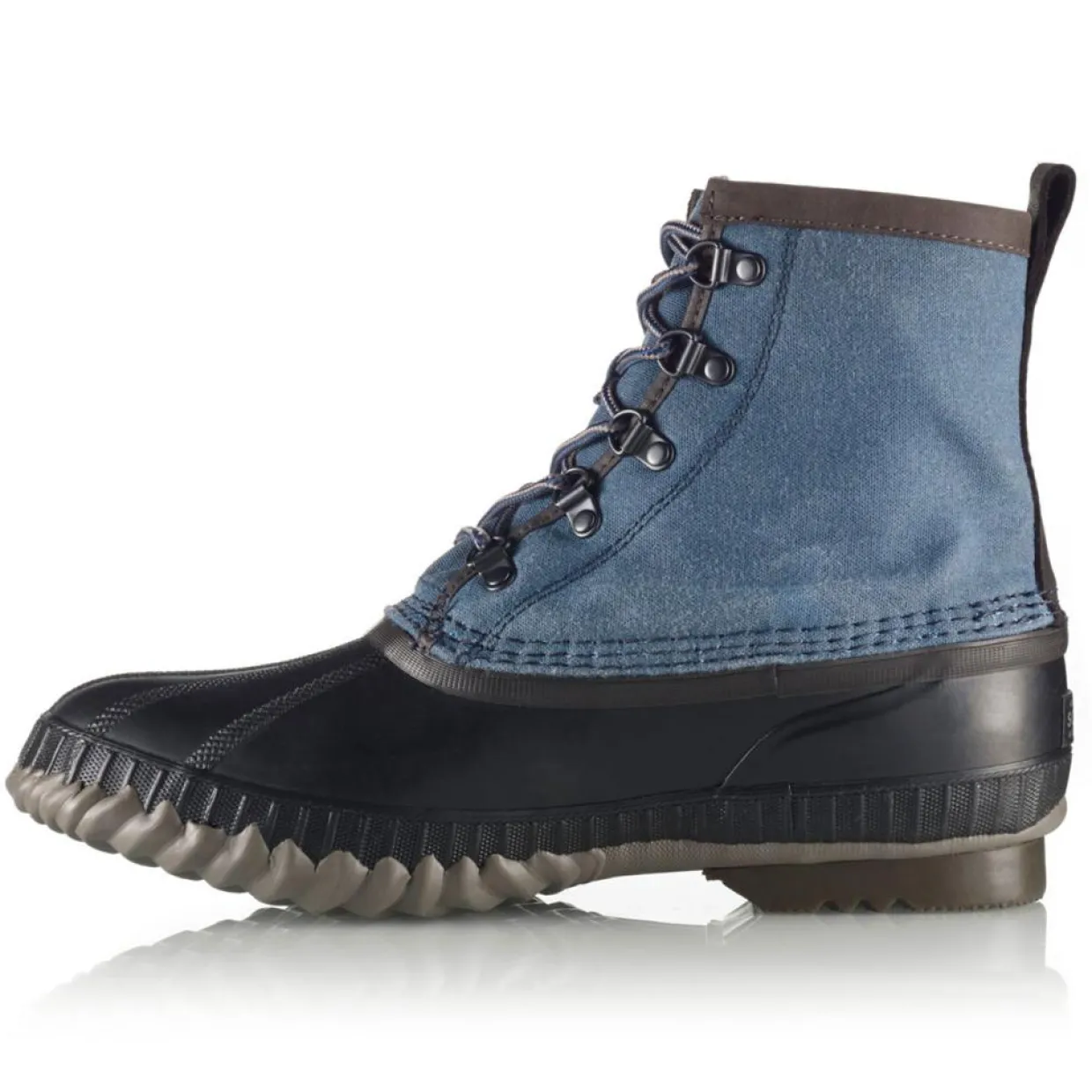 Homme Sorel Boots^Boots de pluie imperméables Cheyanne II Short CVS bleu jean/noir