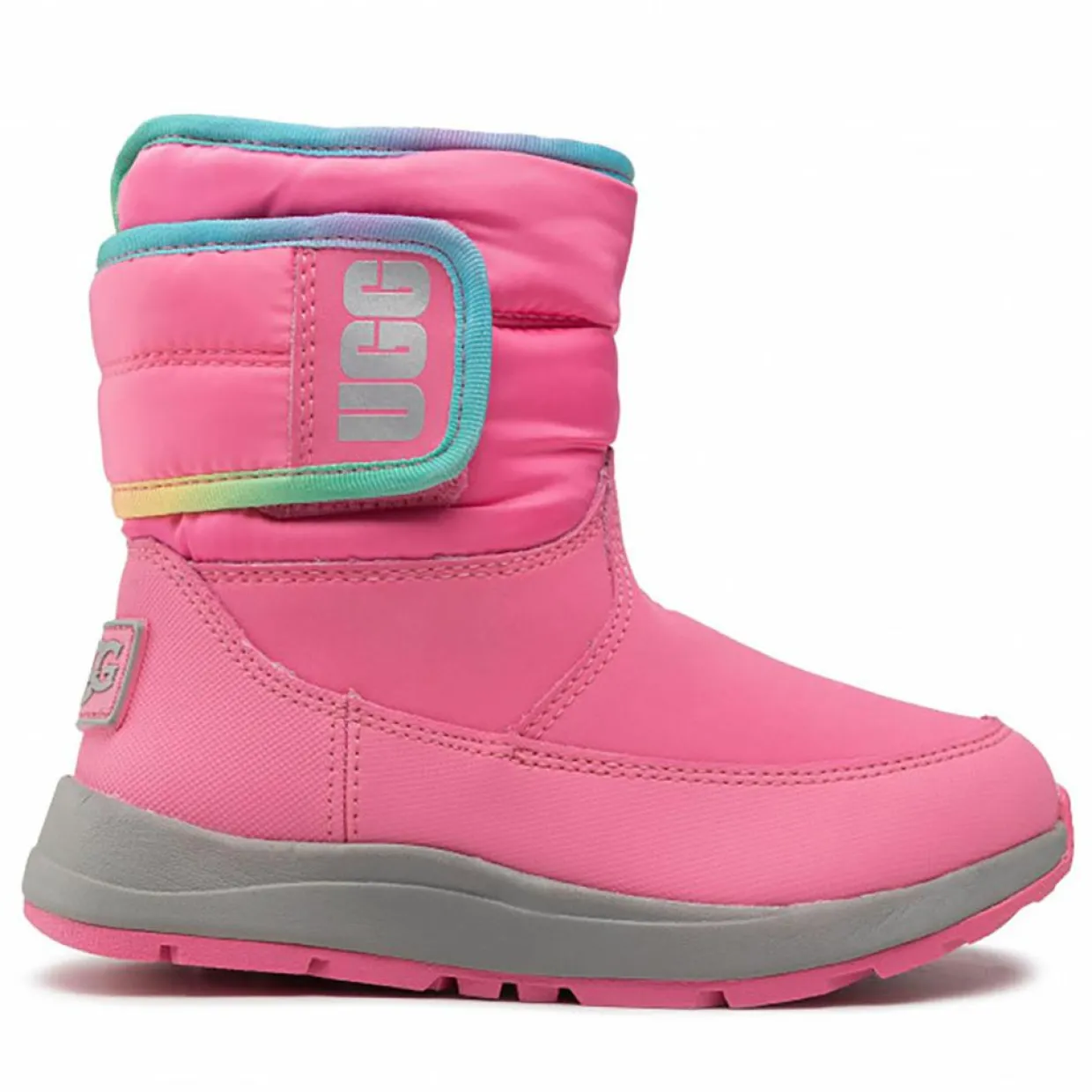 Boots doublées Polaire en Cuir imperméable Toty Weather roses-Ugg Hot