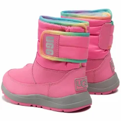 Boots doublées Polaire en Cuir imperméable Toty Weather roses-Ugg Hot
