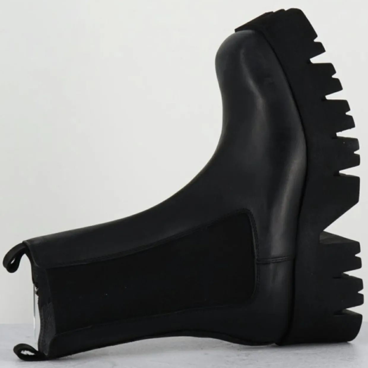 Femme Lofina Bottines^Boots en Cuir 4224 gas noires - Talon : 6cm