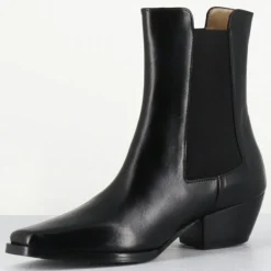 Boots en Cuir 1695 texas noires-Garrice Lab Online