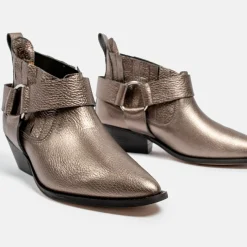 Femme L37 Bottines^Boots en Cuir Ain't The Same platine