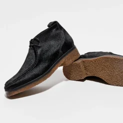 Femme Mari Giudicelli Bottines^Boots en Cuir Clark noires