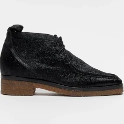 Femme Mari Giudicelli Bottines^Boots en Cuir Clark noires