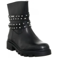 Femme Liu-Jo Bottines^Boots en Cuir Debbie noires