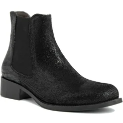 Femme Lab78 Bottines^Boots en Cuir Ella noires