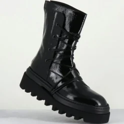 Femme Lemargo Bottines^Boots en Cuir ev noires