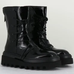 Femme Lemargo Bottines^Boots en Cuir ev noires