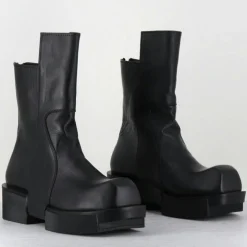Boots en Cuir gura noires-SDM New