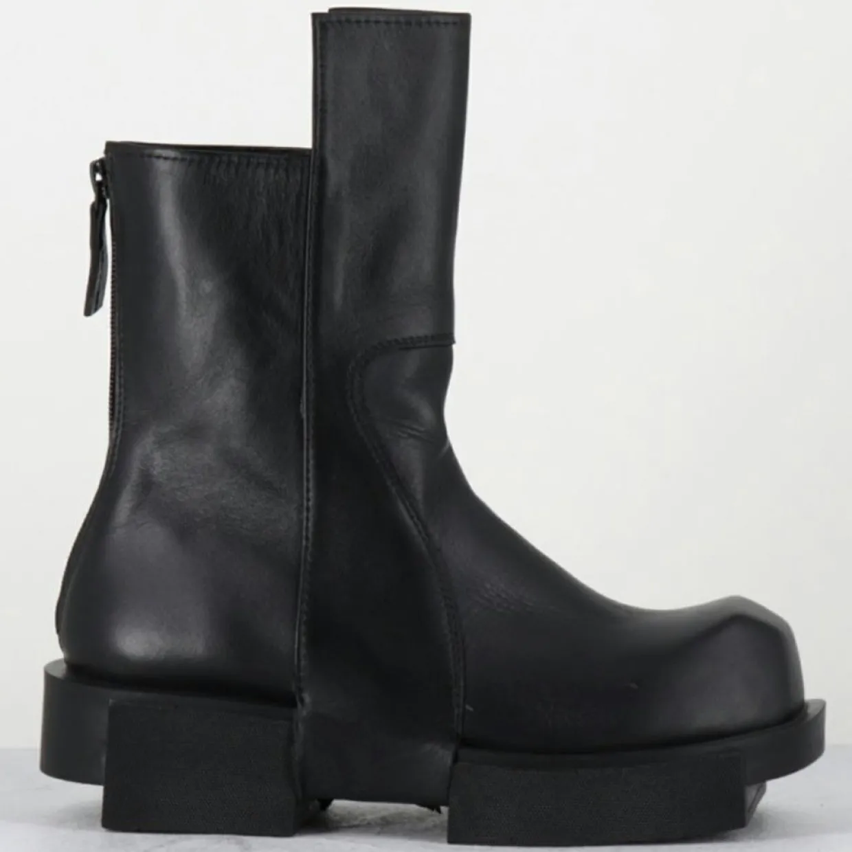 Boots en Cuir gura noires-SDM New
