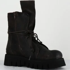 Femme Garrice Lab Bottines^Boots en Cuir hoto moka