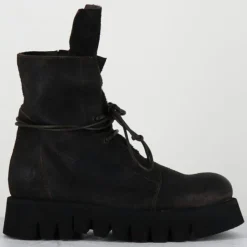 Femme Garrice Lab Bottines^Boots en Cuir hoto moka