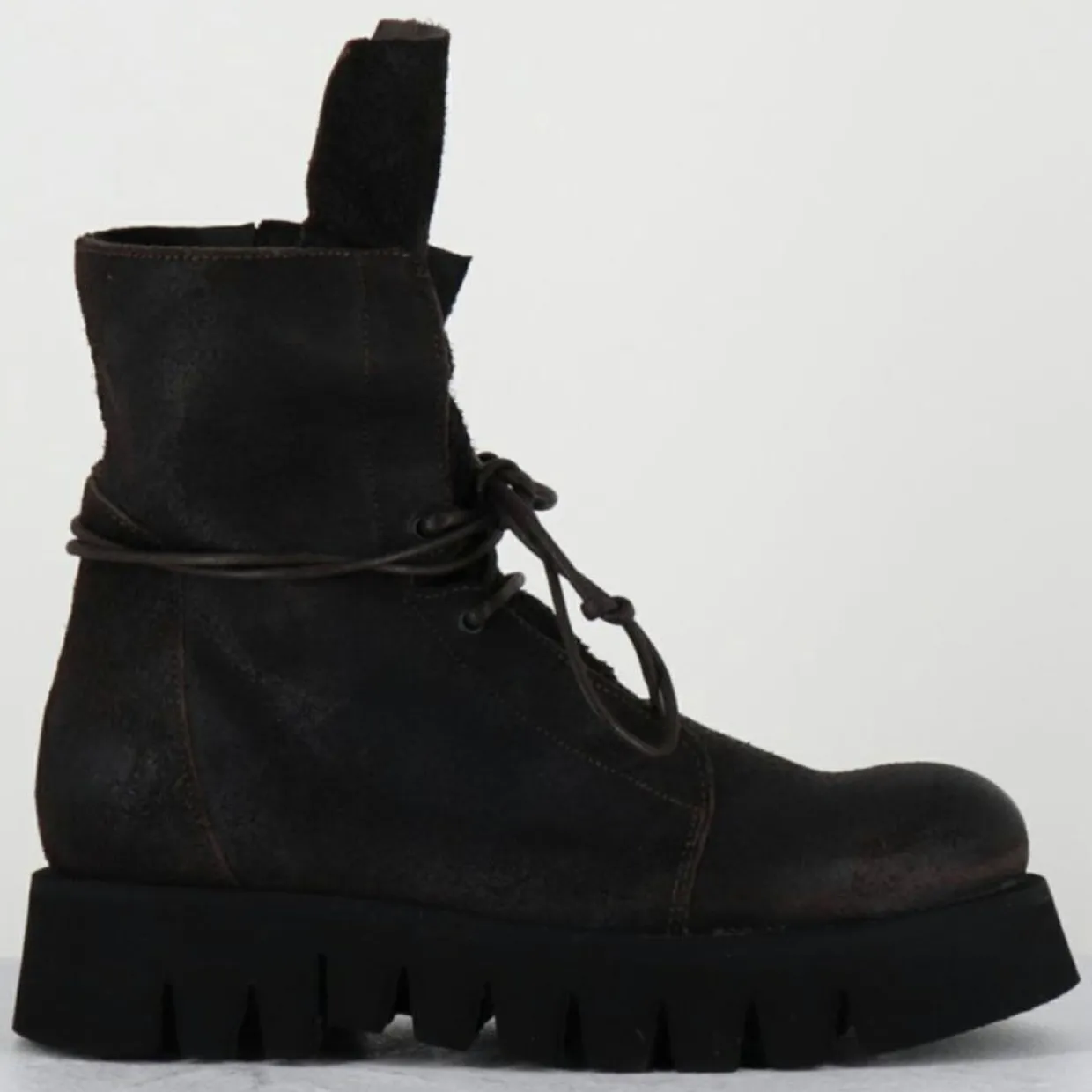 Femme Garrice Lab Bottines^Boots en Cuir hoto moka