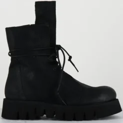 Femme Garrice Lab Bottines^Boots en Cuir hoto noires