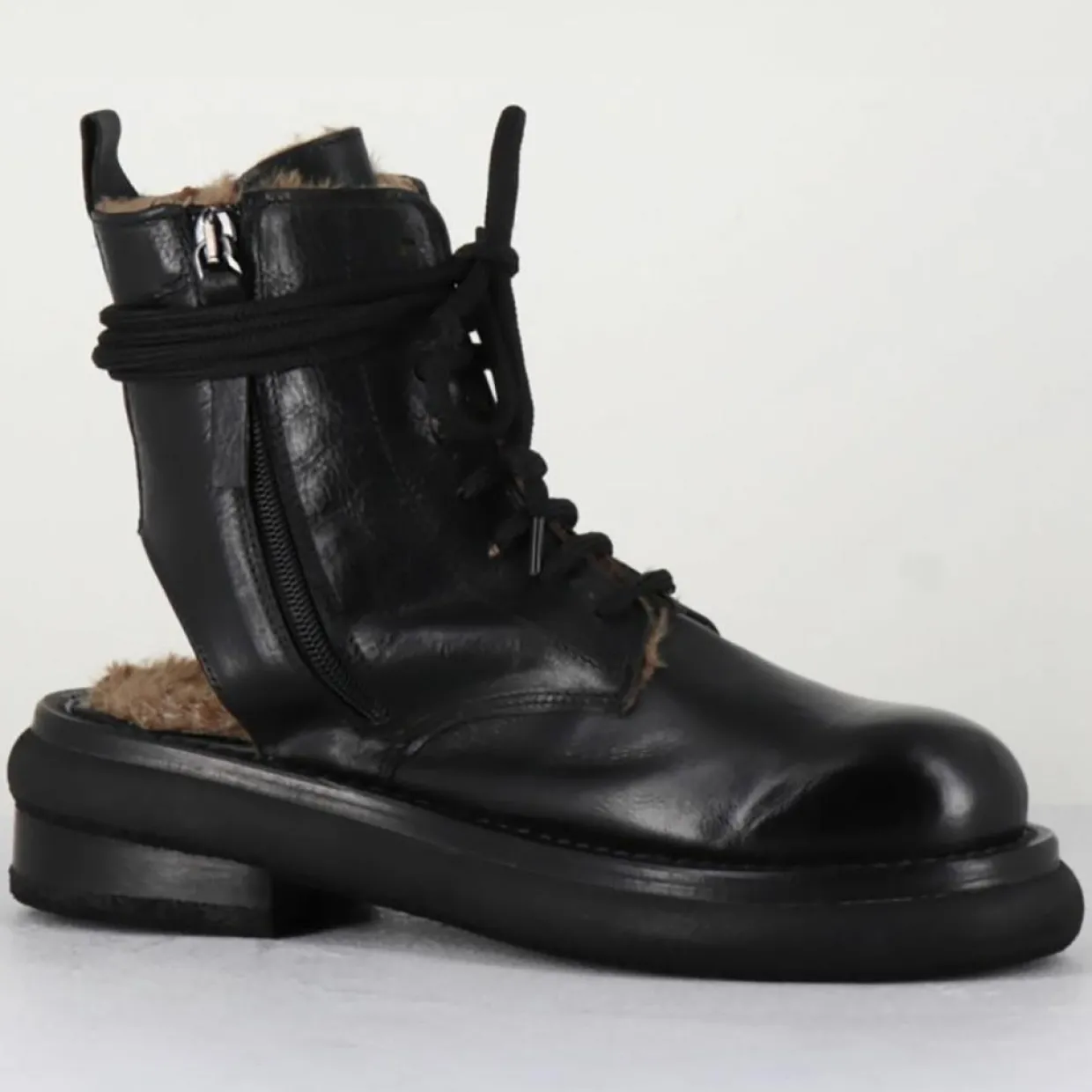 Femme Garrice Lab Bottines^Boots en Cuir Hug noires