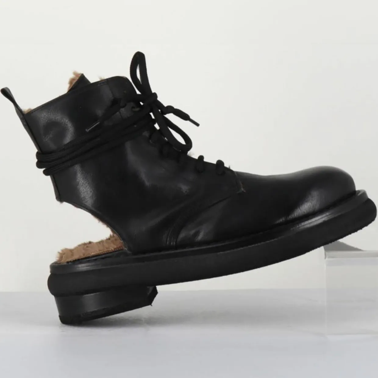 Femme Garrice Lab Bottines^Boots en Cuir Hug noires