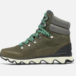 Boots en Cuir imperméables Kinetic™ Conquest vertes-Sorel Outlet
