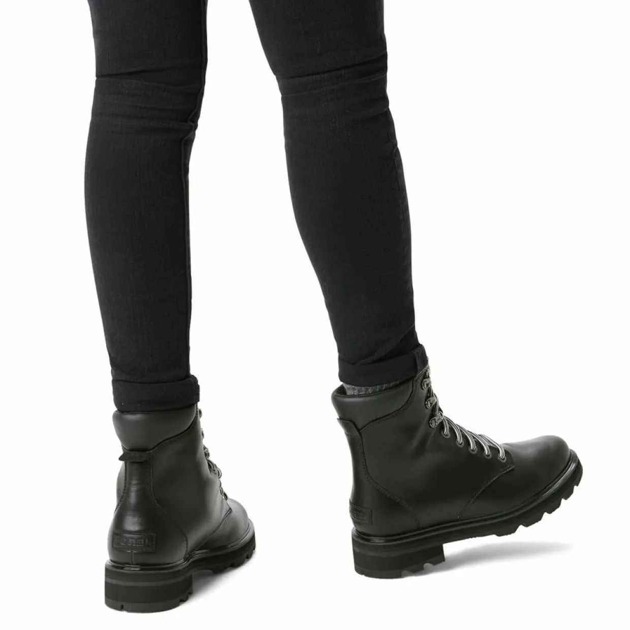 Femme Sorel Bottines^Boots en Cuir Lennox noires