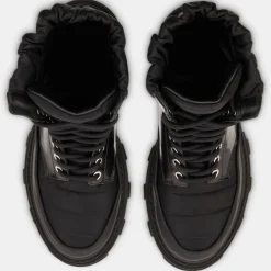 Boots en Cuir Netty noires-Ganni Outlet