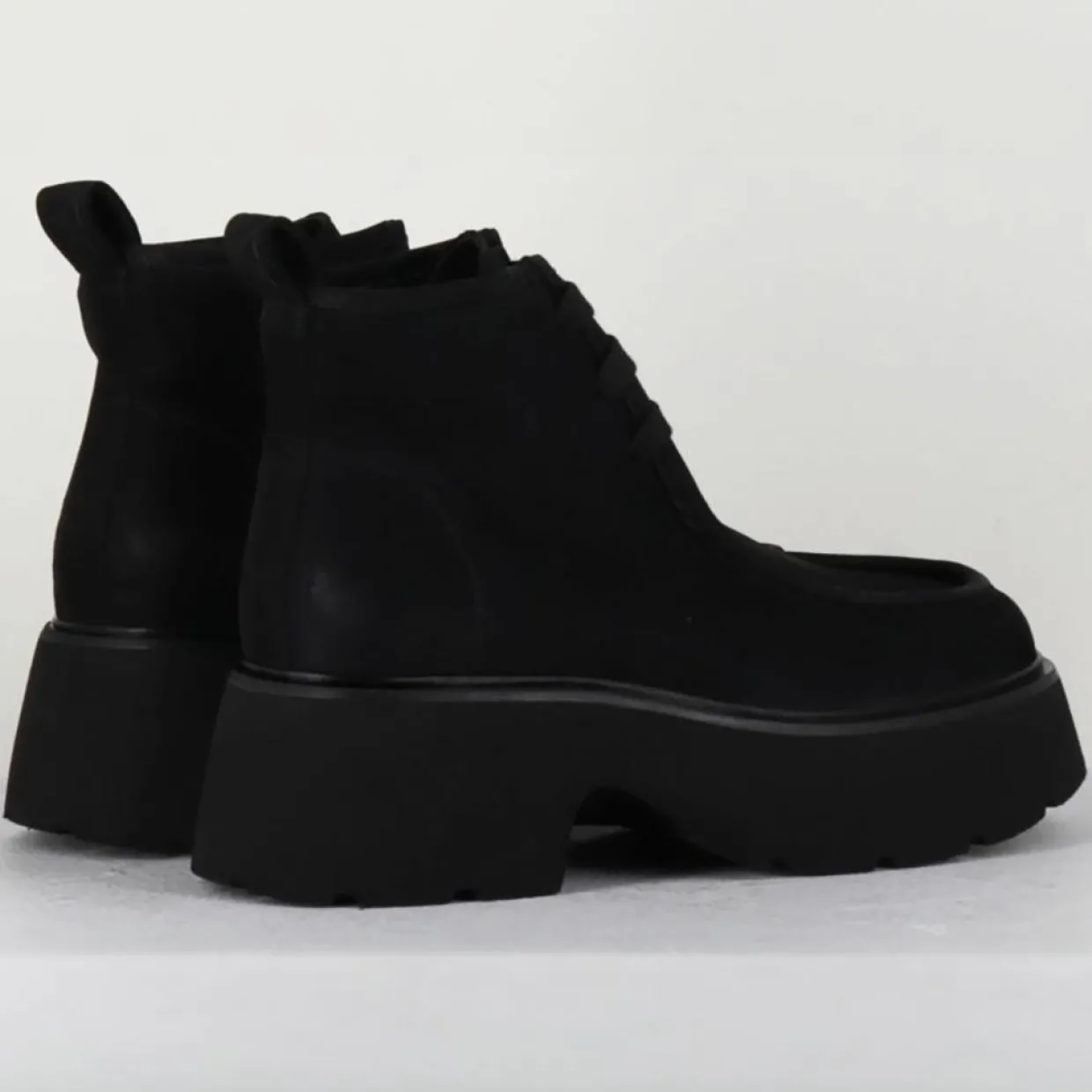 Femme Oa Non Fashion Bottines^Boots en Cuir noires - Talon 6 cm
