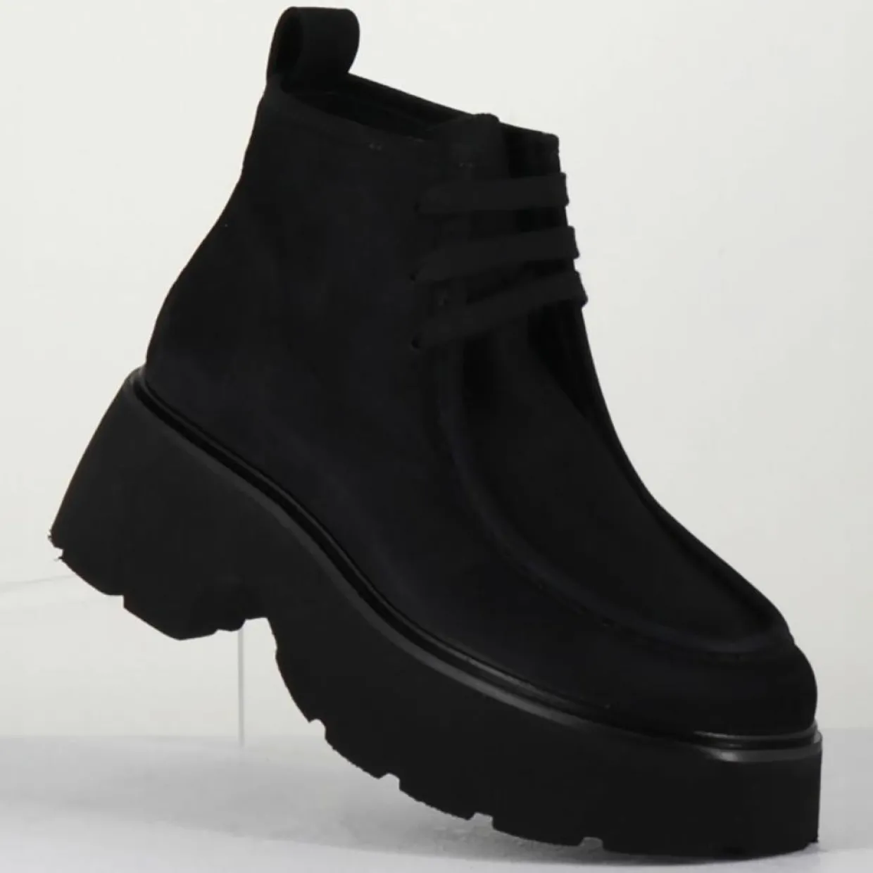 Femme Oa Non Fashion Bottines^Boots en Cuir noires - Talon 6 cm