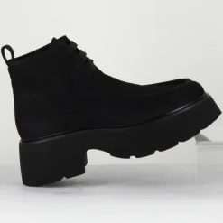 Femme Oa Non Fashion Bottines^Boots en Cuir noires - Talon 6 cm